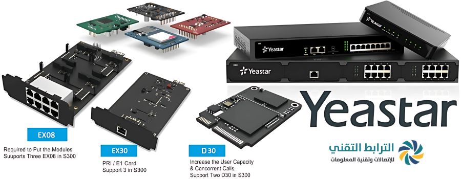 وحدات وبطاقات توسعة Yeastar